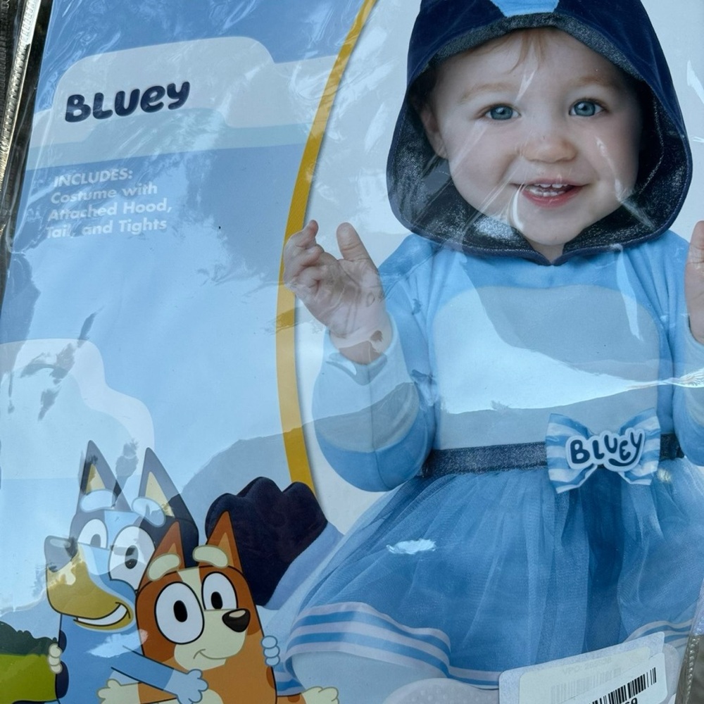 Girls bluey costume 0-6 months